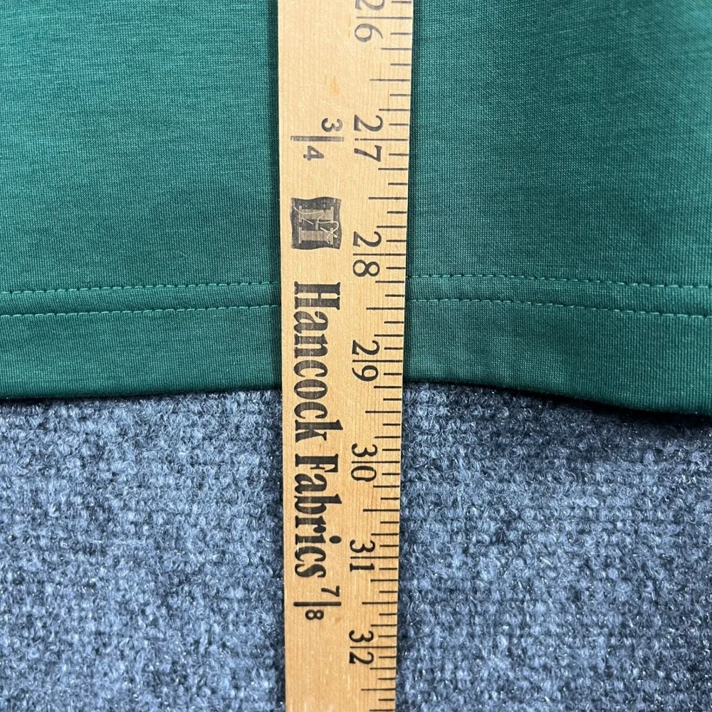 UNTUCKit Quarter Zip Pullover Mens XXL Green Long Sleeve Cotton Blend‎ Mock Neck